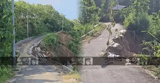 বন্যার পানি নামলেও বান্দরবানে সড়ক যোগাযোগে ভয়াবহ বিপর্যয়